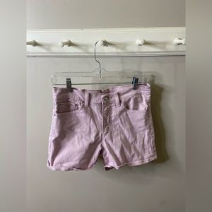 Pink levi shorts- size 30 (would also fit size 28)